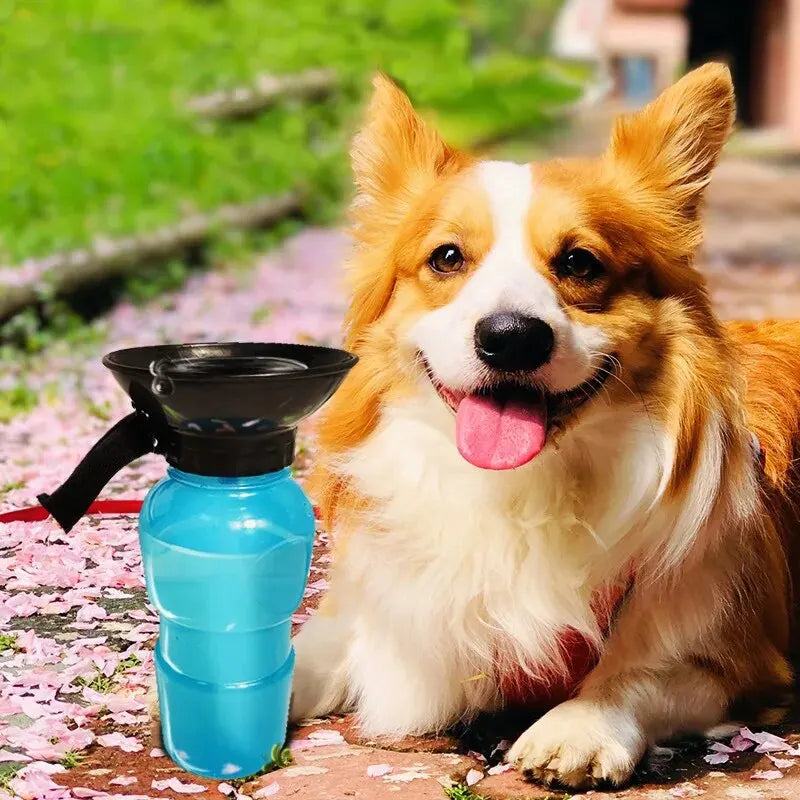 Portable Dog Water Bottle — Leakproof Travel Pet Drinking Cup for Dogs & Cats