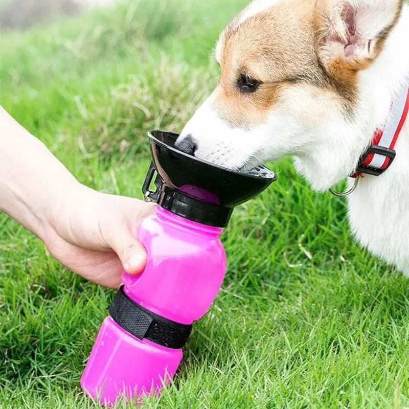 Portable Dog Water Bottle — Leakproof Travel Pet Drinking Cup for Dogs & Cats