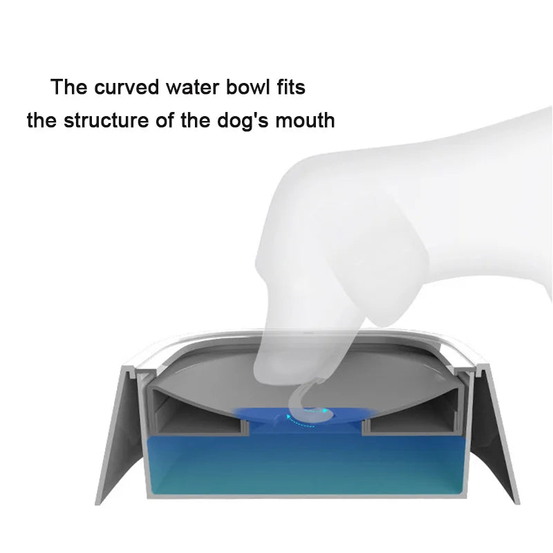 No-Spill Pet Water Bowl – Floating Design for Dogs & Cats