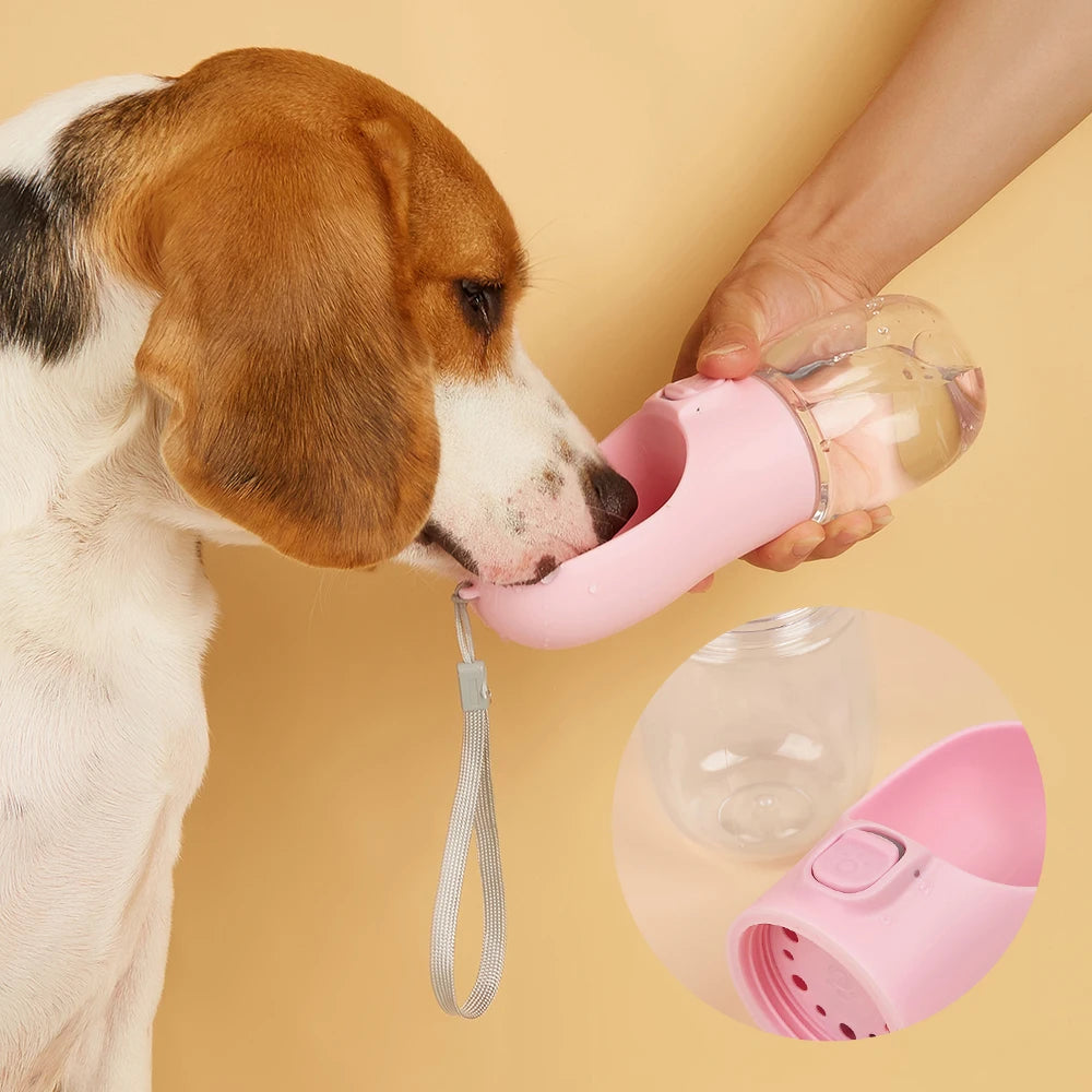Portable Dog Water Bottle β Leakproof Travel Pet Feeder