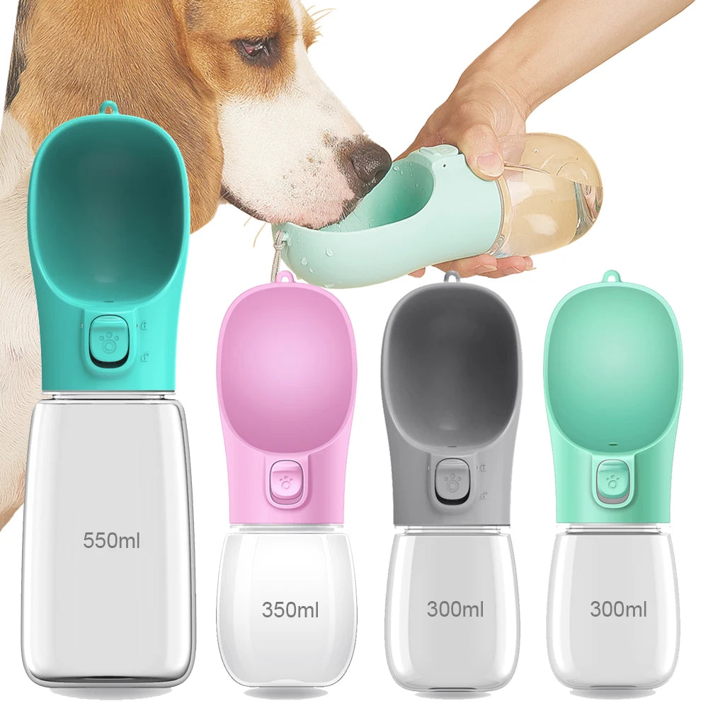 Portable Dog Water Bottle β Leakproof Travel Pet Feeder