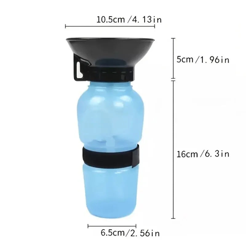Portable Dog Water Bottle — Leakproof Travel Pet Drinking Cup for Dogs & Cats