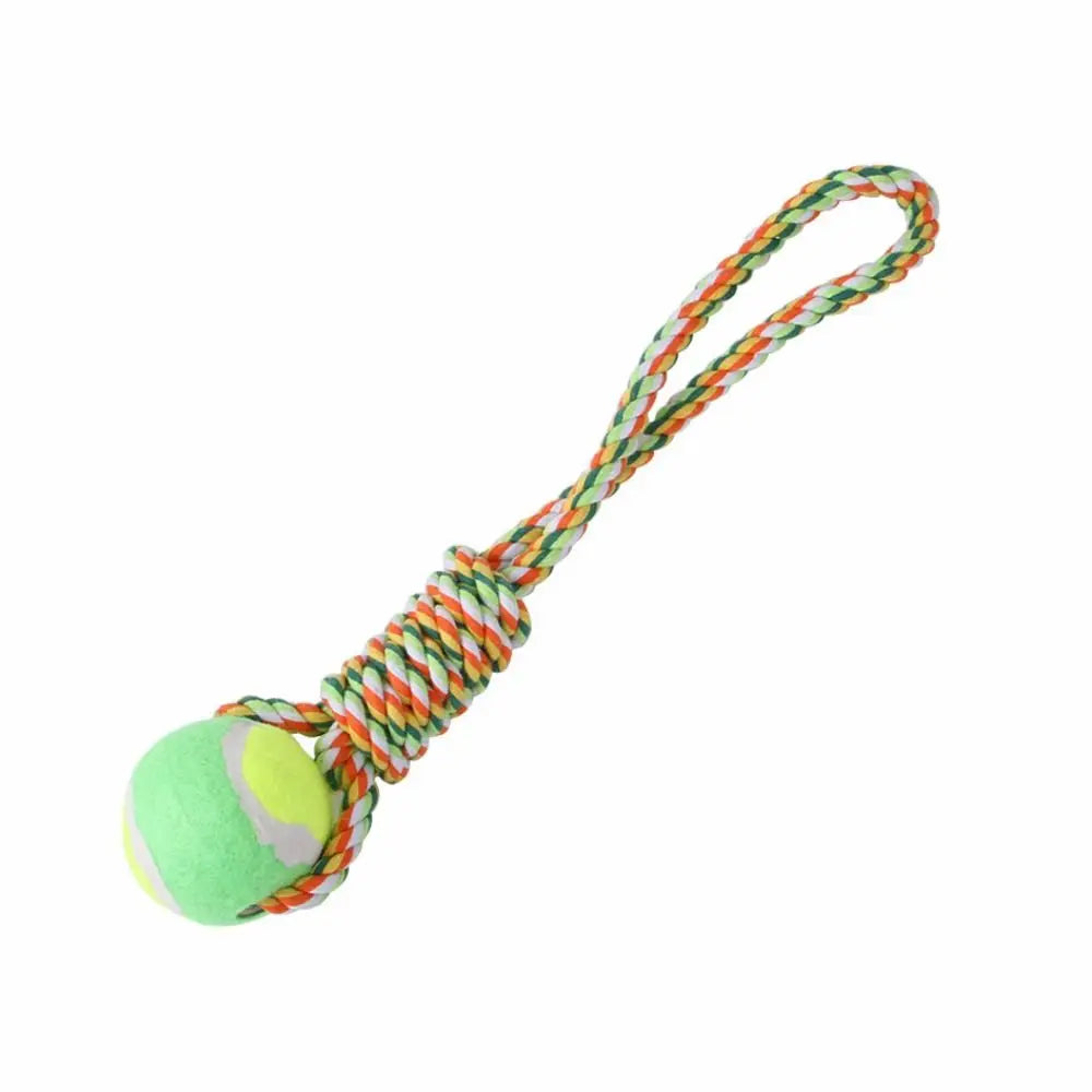 Dog Spring Pole Toy – 5M Bite-Resistant Tug Rope for Training