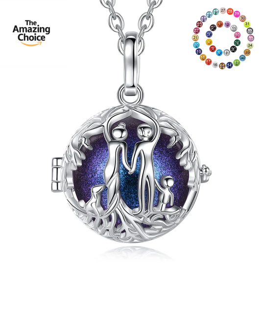 Harmony Ball Pregnancy Necklace – Tree of Life Angel Caller Pendant for Moms